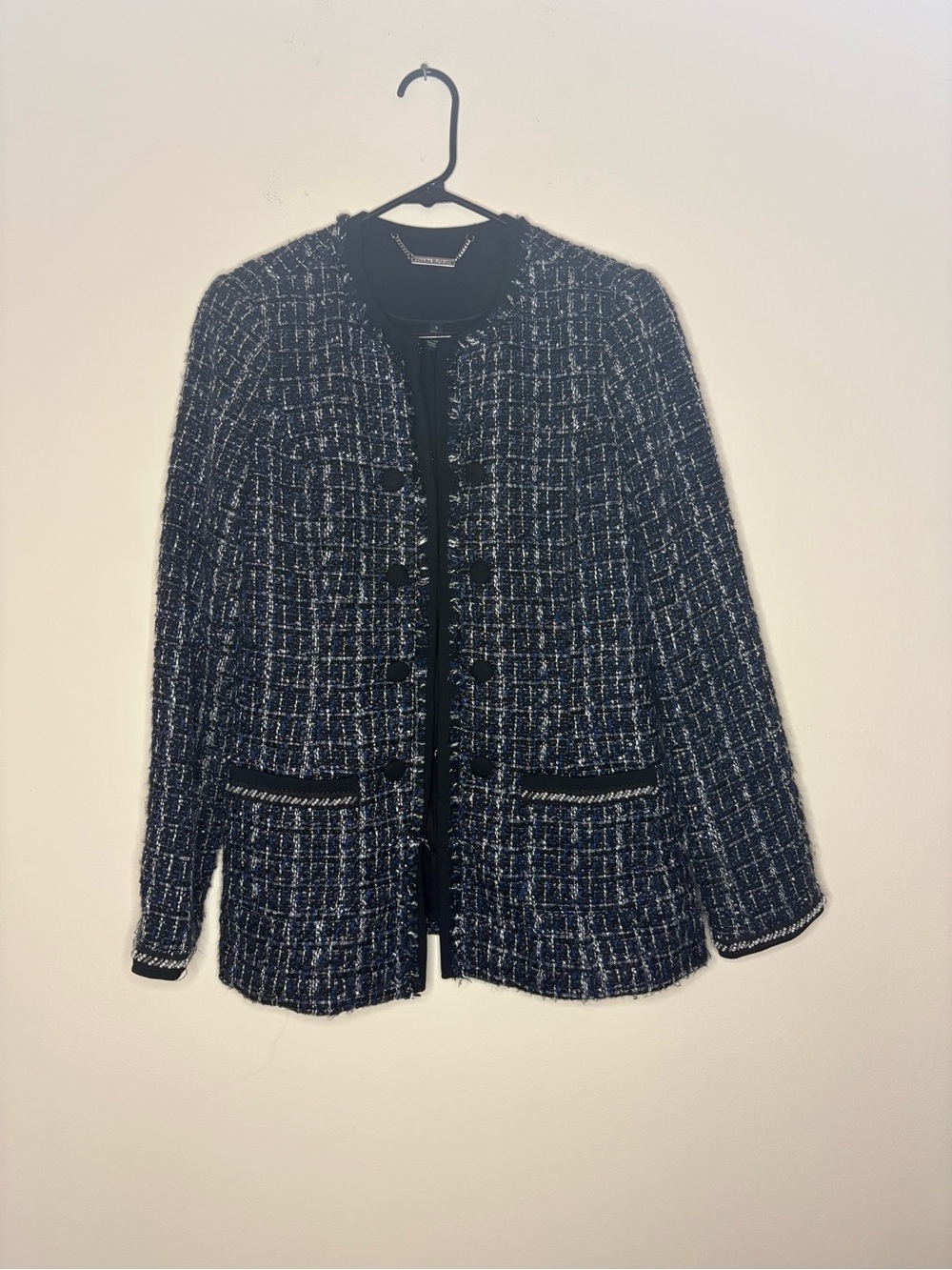 White House Black Market Tweed Blazer Size S